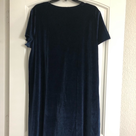 Chelsea & Theodore Blue Red Multicolor Dress - Picture 5 of 5